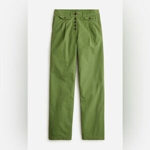 J. Crew Pleated button-front pant in chino